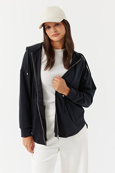 PAULMARK Top pentru femei cu glugă