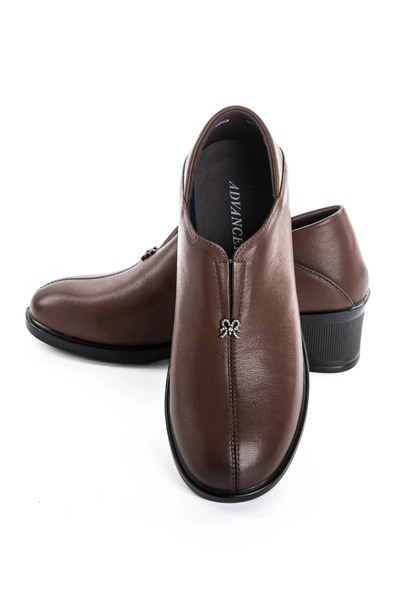 advancer Παπούτσια με χοντρό τακούνι 6903 Καφέ