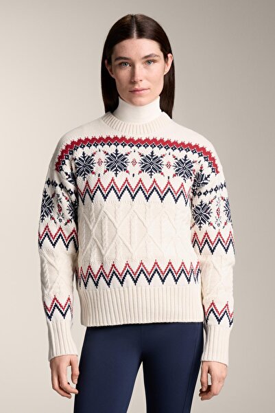 Oysho Snowflake Jacquard knit jumper