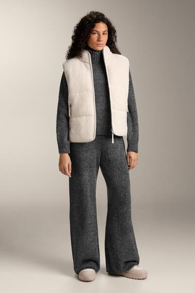 Oysho Quilted faux-shearling gilet