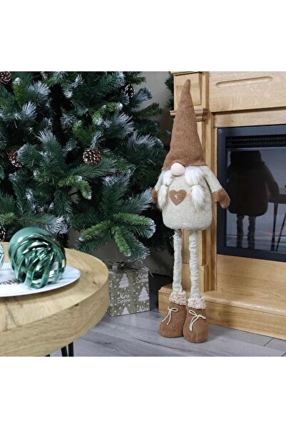 DacEnergy Decorative Christmas figurine, gnome type, made of polyester and sand, simple appearance...