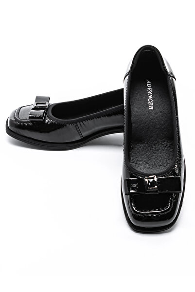 advancer Παπούτσια με χοντρό τακούνι 1355-1 Μαύρα