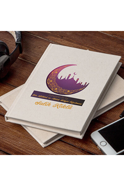 Hediyesepeti Teachers' Day Gift for Religious Culture Teachers Canvas Notebook