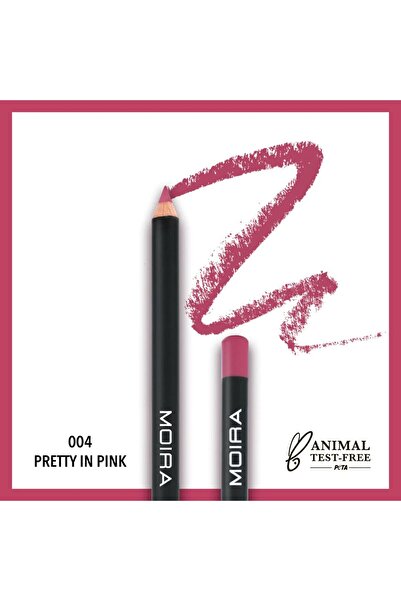 MOİRA قلم تحديد الشفاه (004، وردي جميل)