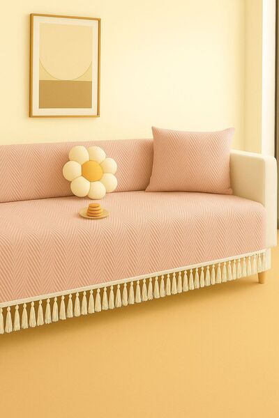 Sheri Home Berlina Koltuk Örtüsü Kaymaz Kumaş Özelliği | Koltuk Şalı 180 X 200 Cm PiKE8882199