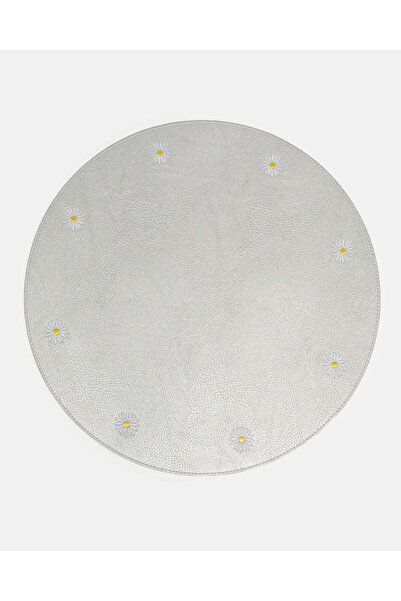 REDTAG Grey Solid Round Placemat