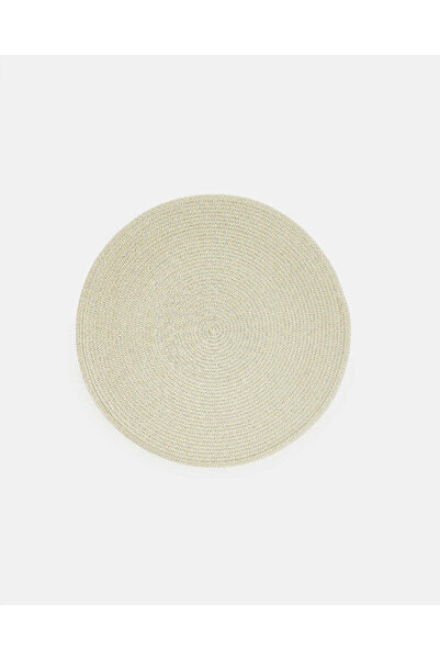 REDTAG Gold Textured Round Placemat