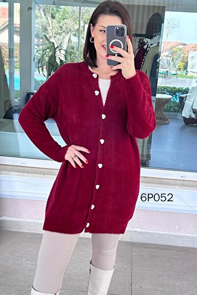 İnce Topuk Prive Series Long Knitwear Cardigan 6P052