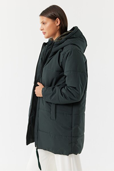 PAULMARK Women's Hooded Puffer Coat