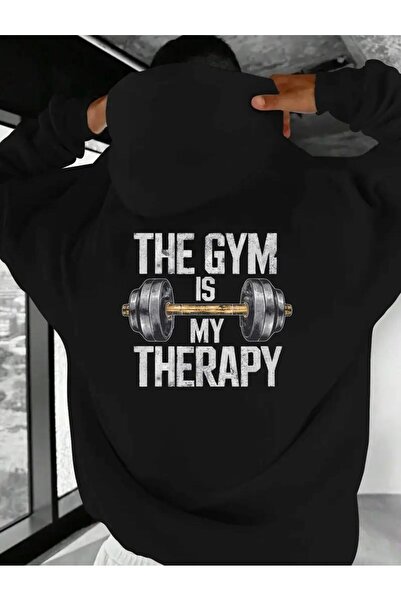 EFFRENATU هودي مريح برسومات باربل - سويت شيرت بغطاء رأس فضفاض باللون الرمادي ...