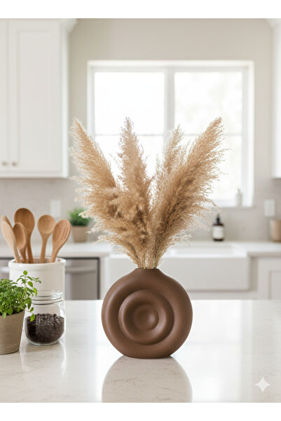 Storizaa مزهرية زخرفية على الطراز البوهيمي الاسكندنافي بتصميم بسيط وثابت