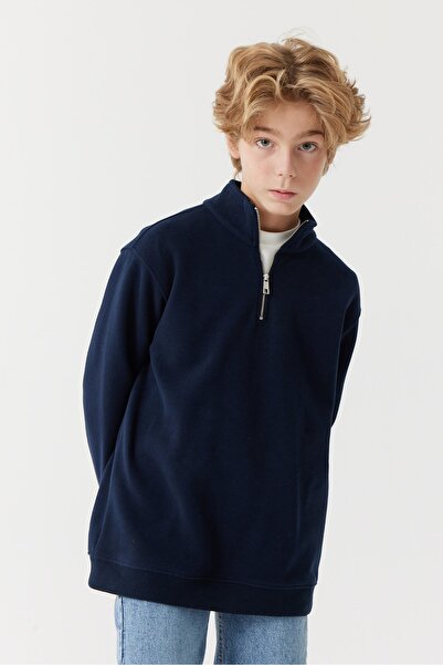 PAULMARK Φούτερ - Ναυτικό μπλε - Casual