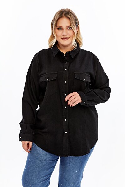 RMG Plus Size Shirt Black