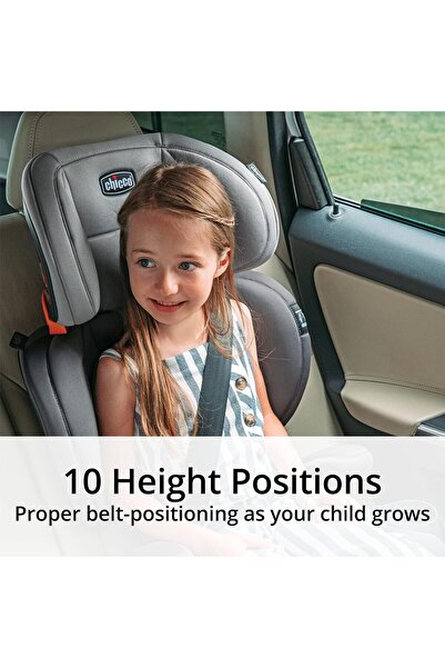 Chicco KidFit ClearTex Plus 2-in-1 Belt-Positioning Booster Car Seat 40-110 lbs, Lilac