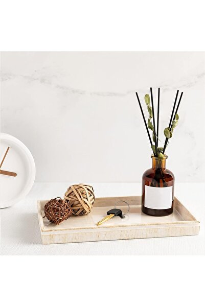 Creative Scents Rustic Lux Decorative Coffee Table Tray, Rectangular Resin Decorative Tray (Creative Scents)