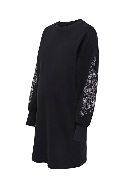 ONLY MATERNITY Sweatshirt-Kleid OLMKOBINA Langes Kleid
