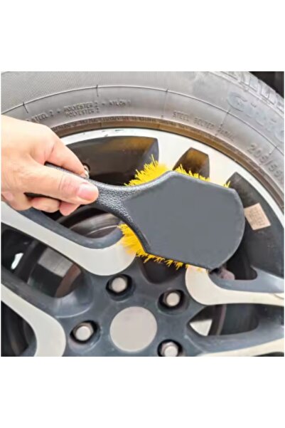 KRİZANTEM Multi-Purpose Car Wheel Tire Cleaning Brush, for Interior Exterior ...