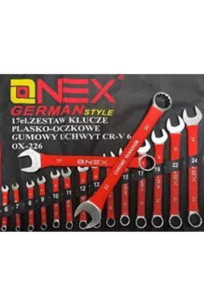 Andu 17-Piece Combination Wrench Case OX-266 with Protection, 6-32 mm