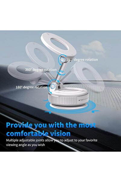 Generic Magsafe Car Phone Holder [4200gf Magnetic] - 360° Adjustable Strong Magnetic Vehicle Phone Mount