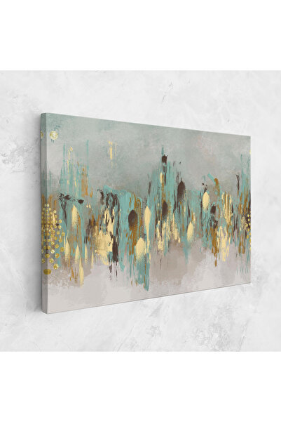 Arthub Tablou Canvas, Dormitor Si Living, Abstracte, Gold Spiral Points