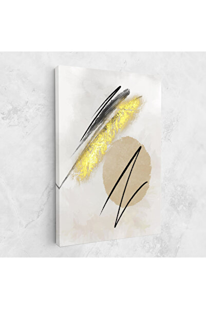 Arthub Tablou Canvas, Dormitor Si Living, Abstracte, Gold Brush