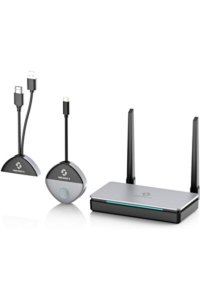 SHERRIVA Wireless HDMI Transmitter & Receiver (USB-C & HDMI) 1080P60 328ft
