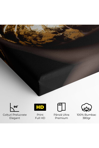 Arthub Tablou Canvas, Dormitor Si Living, Femei, Big Gold Lips