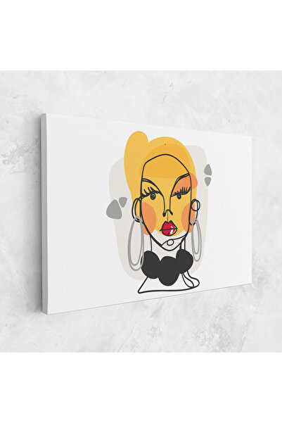 Arthub Canvas Painting, Bedroom And Living Room, Women, Abstract Blonde Face