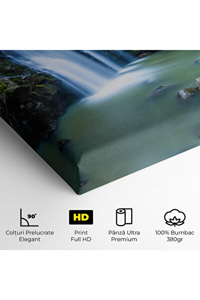 Arthub Canvas Painting, Bedroom And Living Room, Landscapes, Swimming In Waterfall
