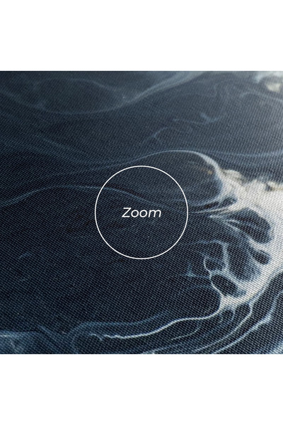 Arthub Canvas Painting, Bedroom And Living Room, Abstract, Dark Blue Wave