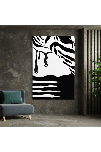 Arthub Canvas Painting, Bedroom And Living Room, Modern, Zebra Eye