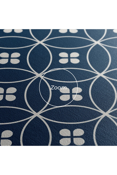 Arthub Canvas Painting, Bedroom And Living Room, Abstract, Blue Circle