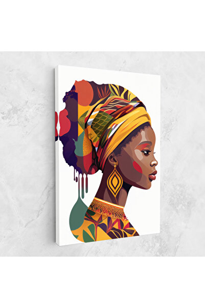 Arthub Tablou Canvas, Dormitor Si Living, Femei, Colorful African