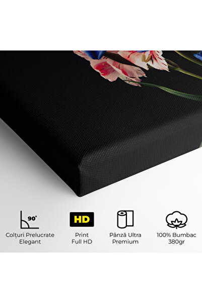 Arthub Canvas Painting, Bedroom And Living Room, Flowers, Iris Bouquet