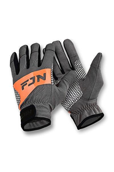 Fujin Pro Angler Trolling Gloves Grey Eldiven