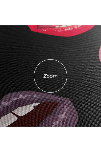 Arthub Canvas Painting, Bedroom And Living Room, Women, Colorful Lips