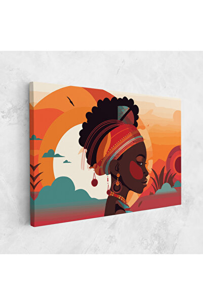 Arthub Canvas Painting, Bedroom And Living Room, Women, African Lady Art