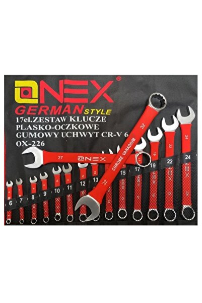 Andu 17-Piece Combination Wrench Case OX-266 with Protection, 6-32 mm