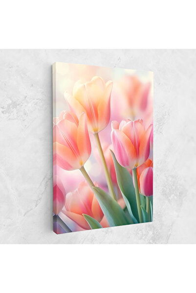 Arthub Canvas Painting, Bedroom And Living Room, Flowers, Dreamy Tulips