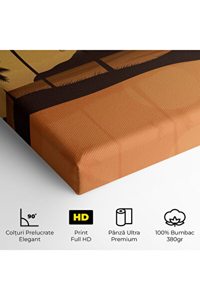 Arthub Canvas Painting, Bedroom And Living Room, Landscapes, Sunset Beach 02