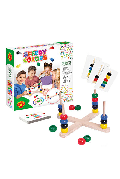 Alexander Toys EcoFun Speedy Colors game, 82 pieces, 1-4 players, 4+
