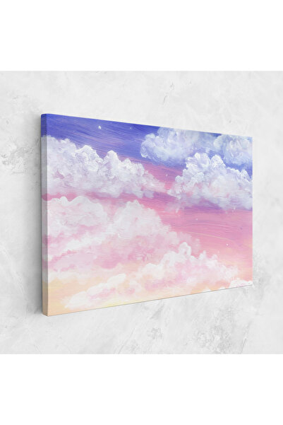 Arthub Canvas Painting, Bedroom And Living Room, Landscapes, Cloud Paint Texture