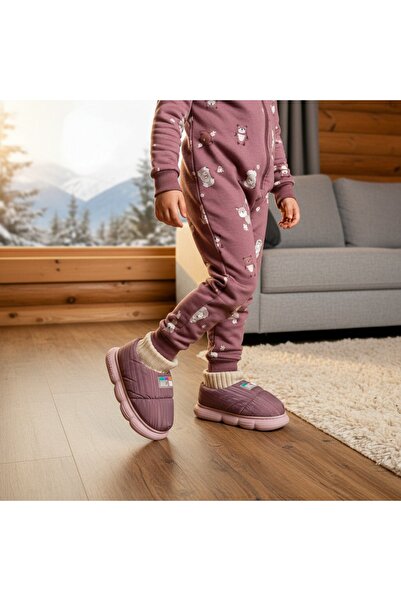 OEM Cotton lined slippers for children, for indoors or short outdoor outings, 43079B-85