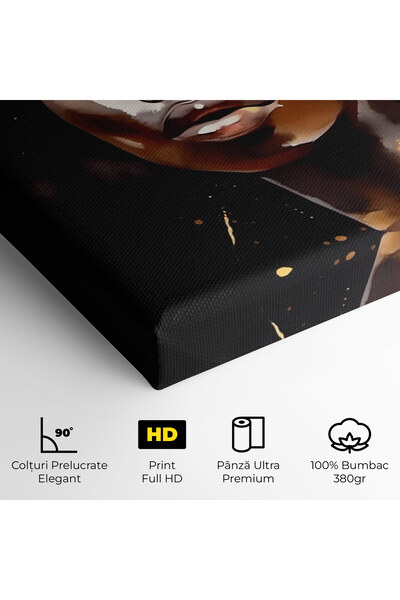 Arthub Canvas Painting, Bedroom And Living Room, Women, Abstract Gold Woman