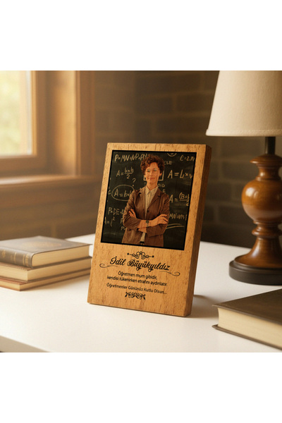 Hediyesepeti Teacher's Day Gift Solid Frame with Message