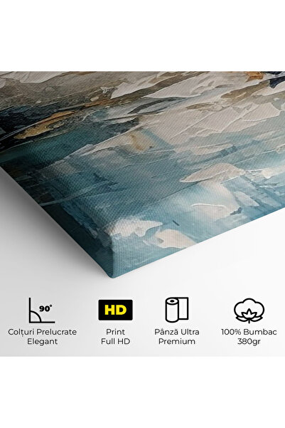 Arthub Tablou Canvas, Dormitor Si Living, Abstracte, Abstract Blue Art