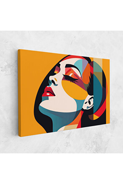 Arthub Tablou Canvas, Dormitor Si Living, Femei, Dreamy Yellow Female