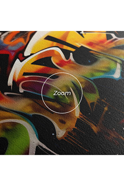 Arthub Canvas Painting, Bedroom And Living Room, Modern, Graffiti Style Wall