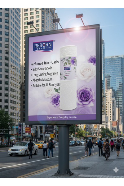 REBORN Oasis Scented Body Talc Powder - 400g