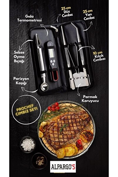 Alpargos Butcher Chef Cımbız Seti